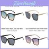 Fashion Square Polarized Sunglasses With Uv400 Protection For Outdoor Travel And Stylish Looks