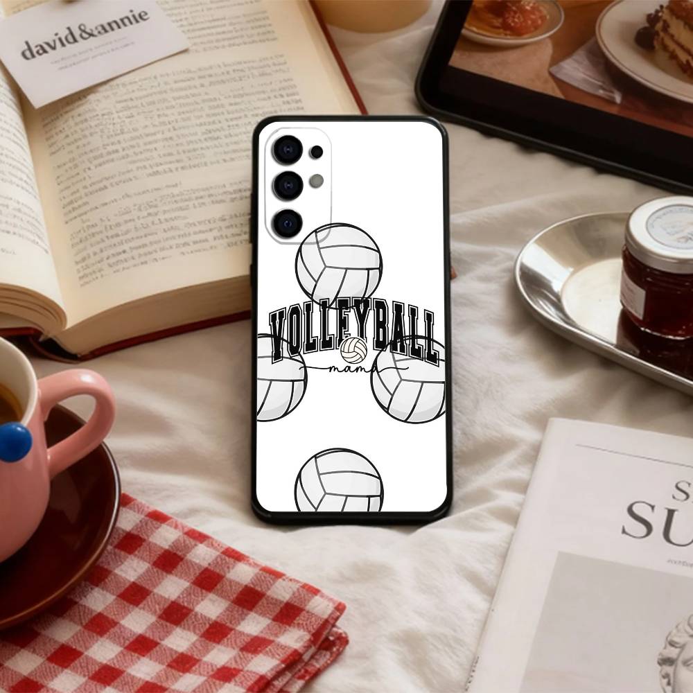 

cool Sport Beach V-Volleyball Phone Case For Samsung S 25,24,23,22,30,21,10,9,Ultra,Plus,Lite,FE,4,5 G Soft Black Case Samsung S26ULTRA