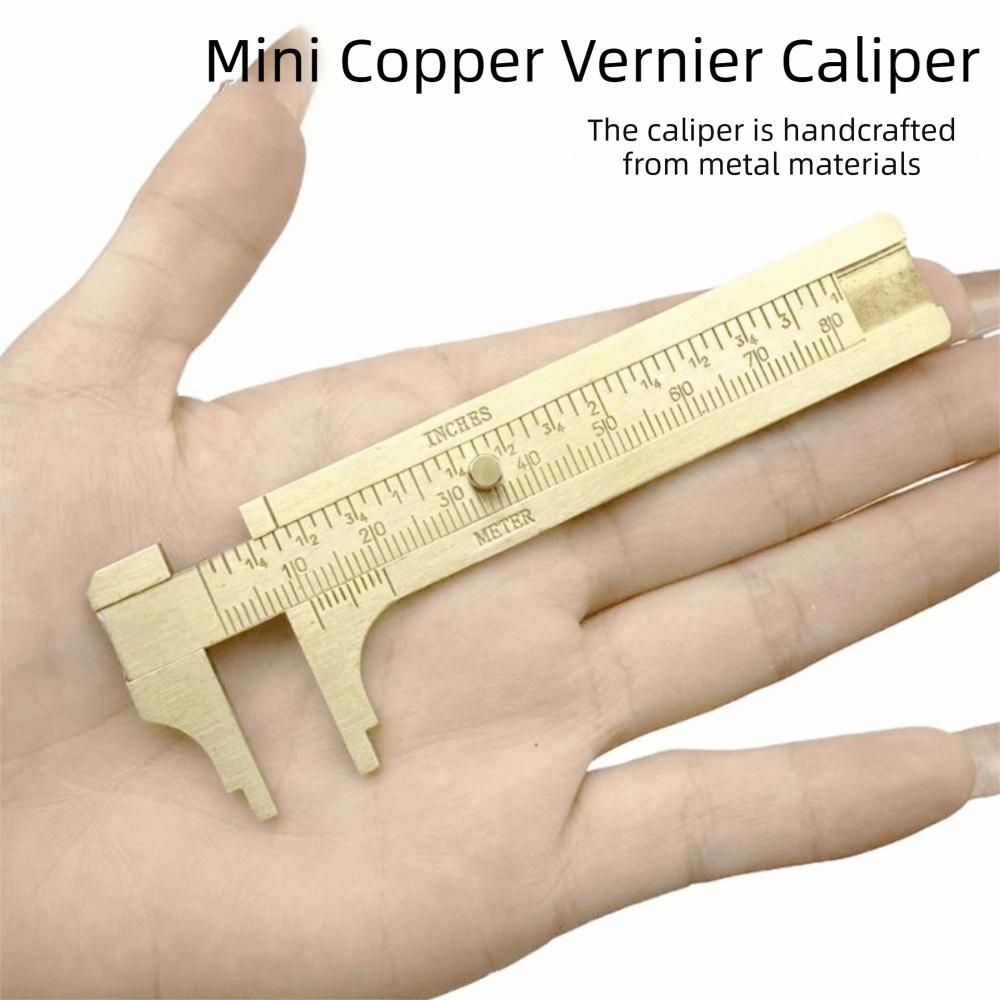 MM Inch Brass Caliper Dual Scale Measuring Tool Precision Measurement Tool Length Measurement