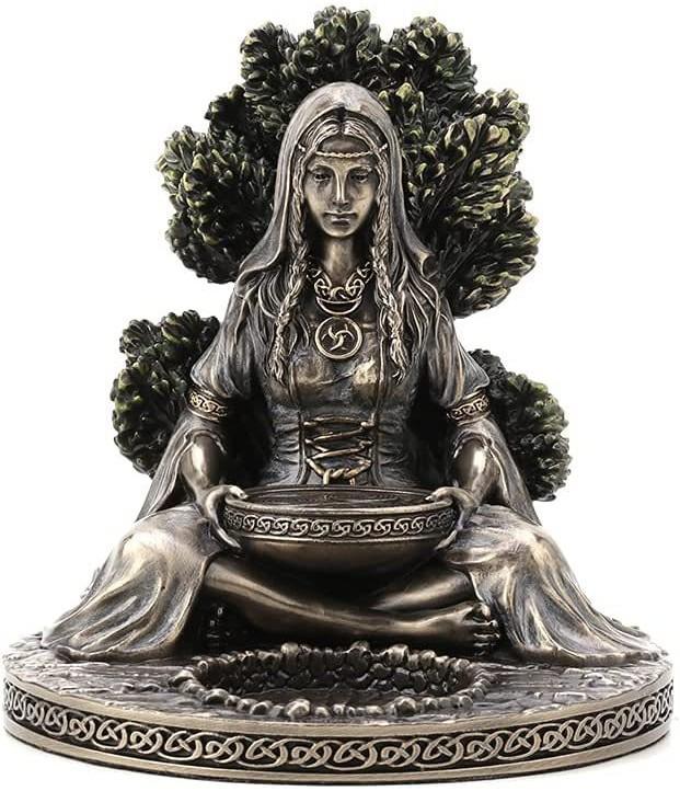 

Beautiful Celtic Goddess Tealight Candle Holder Perfect For Romantic Table Decor