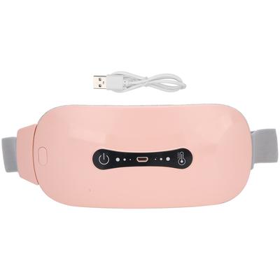 Elektrisches Bauchheizkissen 3 Heizstufen Thermostatische Vibration Taillenheizgürtel USB-Aufladung