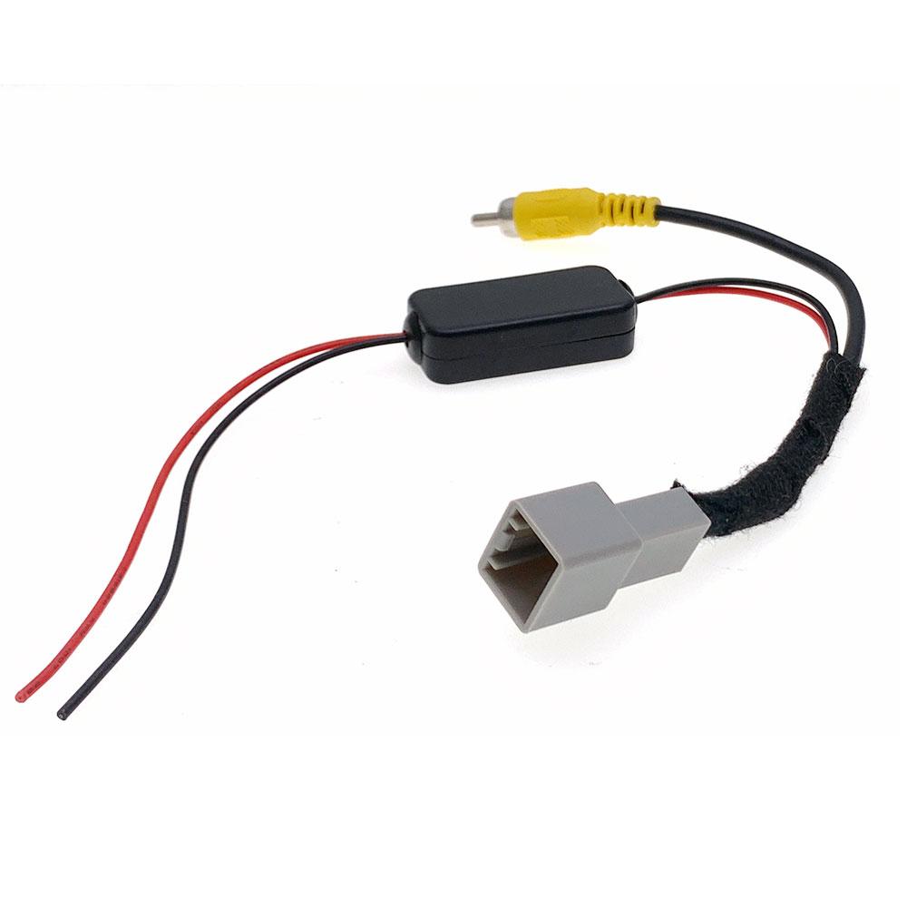 8 Pin Car Reversing Camera Video RCA 12V To 5V 6V Voltage Cable Adapter Wiring Connector For Honda New JAZZ City BRV Crider