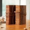 Thick Retro Chinese-Style Cowhide Diary Notebook with Kraft Paper