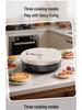 Home Electric Griddle: Double-Sided Heating Pancake & Crepe Maker with Deepened Frying Pan