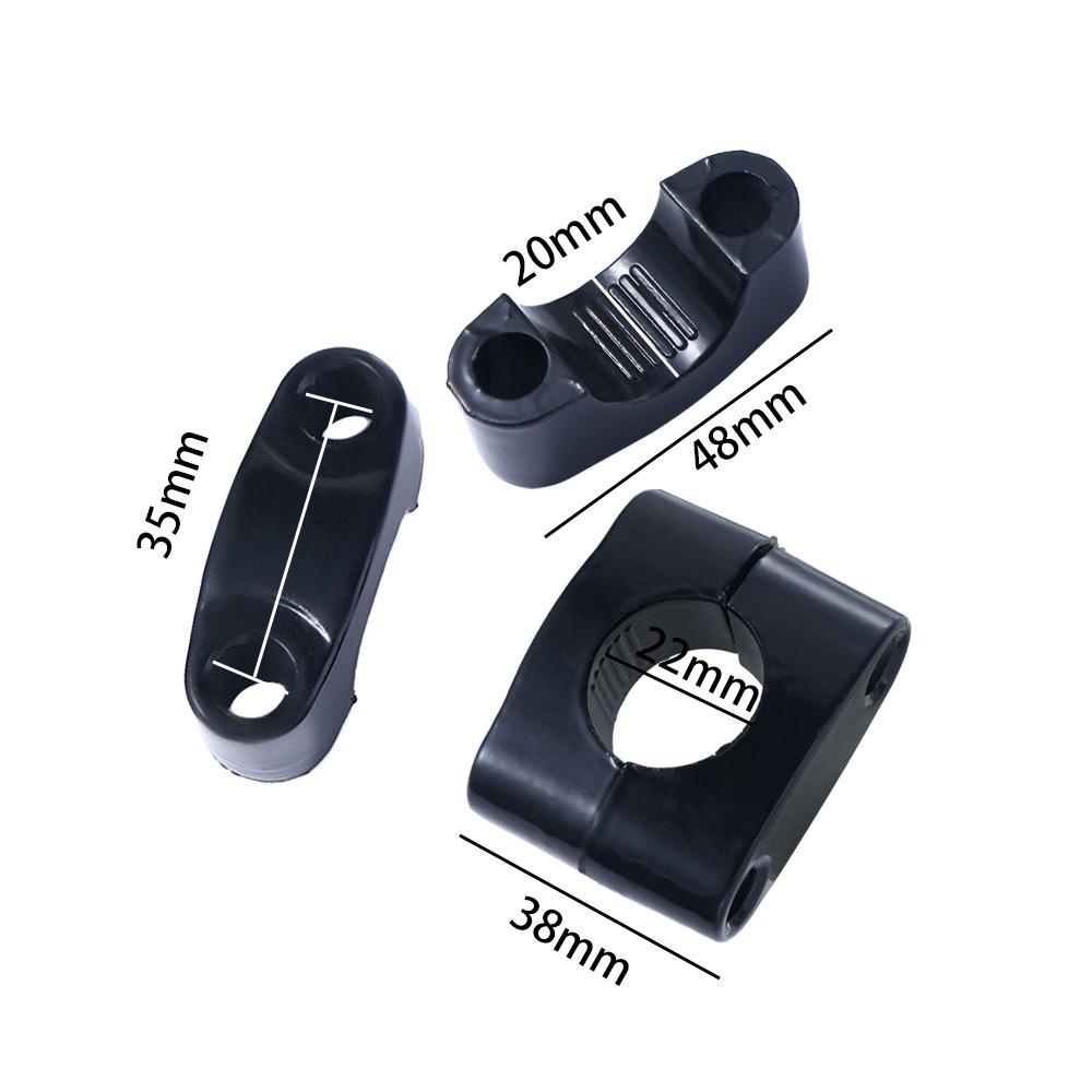 Diâmetro Alumínio Zinco Liga de Zinco Adaptador de Riser Barra Grossa Montagem de Riser Braçadeira de Guidão de Motocicleta