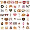 50PCS Pinterest Inspired Aesthetic Fun Graffiti Stickers DIY Luggage Speaker Water Cup Notebook Waterproof Stickers