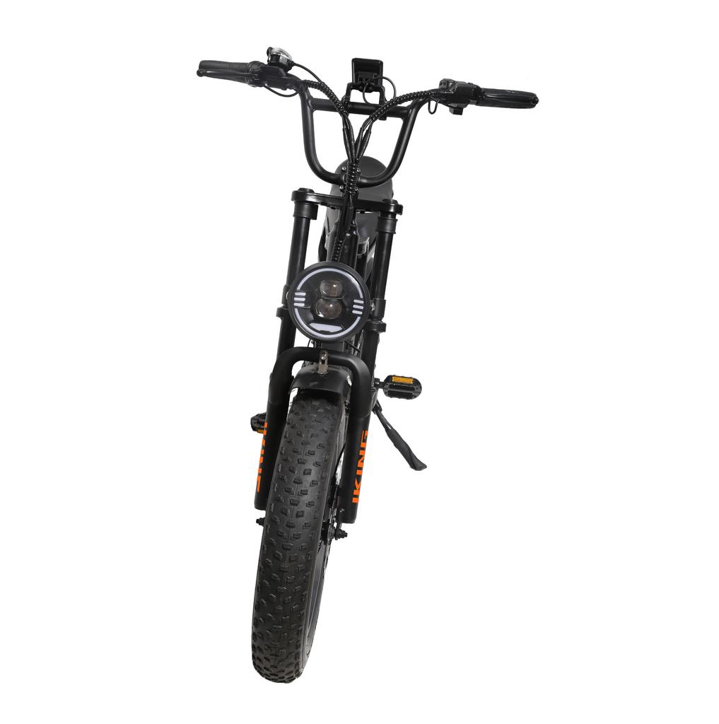 JKING FXH-009 E-Mountain Bike 48V15.6Ah B Artery 500W Motor 20 Inch Fat Tires 120KG Load 25KM/H Top Speed All-Terrain Electric Bicycle