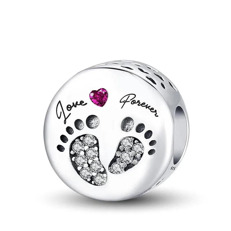 Copper Moon Cross Multicolor Love Heart Series Charms Bead Diy Bracelet Making Gift Of High Quality Fine Jewelry