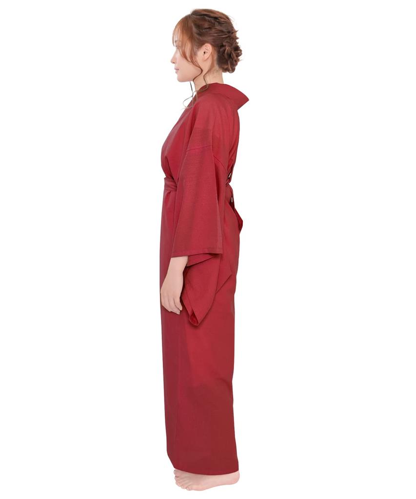 Summer Washable Nagajuban for Cool Pass [KYOETSU] [Kyouetsu] (Undergarment Kimono) - - Women's (M, Red)