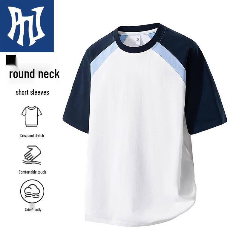 PNJ Men s Summer Crew Neck Short-Sleeve T-Shirt L