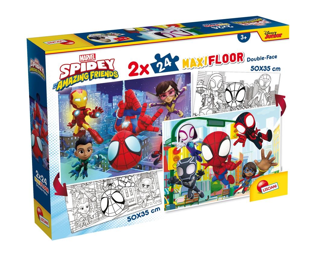 Lisciani Marvel Puzzle DF Maxi Floor 2 X 24 Spidey