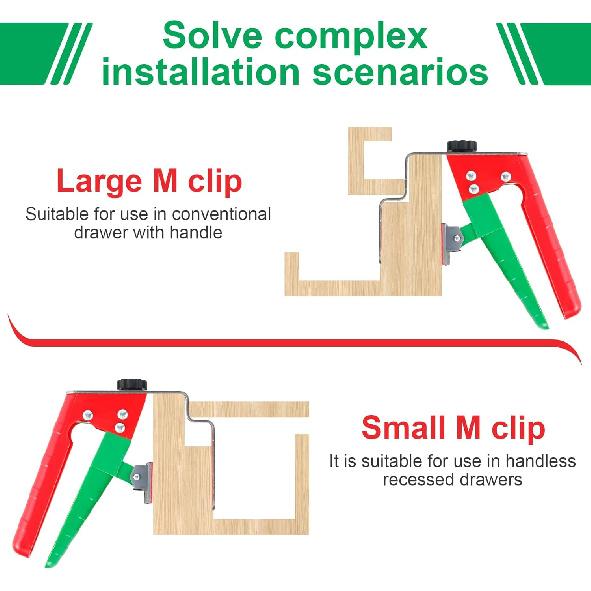 Adjustable Drawer Fixing Clamp, Universal Heavy-Duty Cabinet Cabinet Face Frame Clamps, Drawer Face Clamp For Easy And Fast Drawer Front Panel