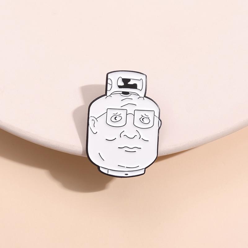 Creative Cartoon Enamel Pins Custom Comedy TV Show Brooches Lapel Badges Clothes Funny Jewelry Gift for Kids Friends