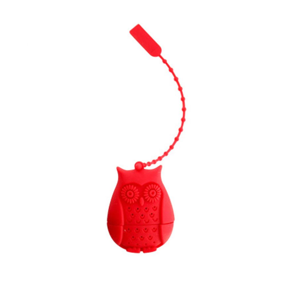 Silicone World Owl Tea Strainer Tea Bags Food Grade Silicone Leaf Tea Infuser Filter Diffuser Tea Filter Tool Teacup Accessories