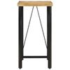 Bar Table 55x55x107 Cm Solid Mango Wood and Iron