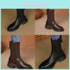 Stylish Women's Chelsea Boots With Thick Sole And Round Toe For Fall And Winter