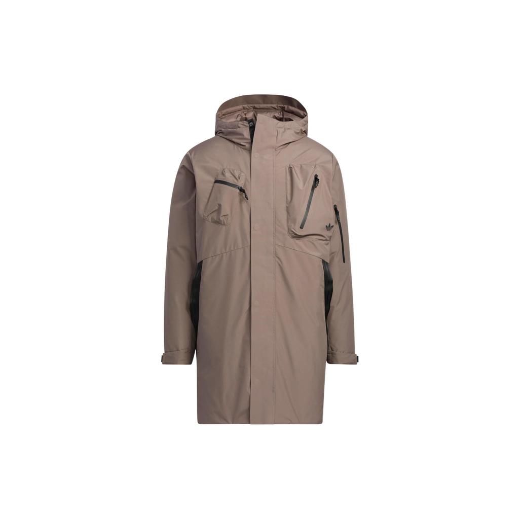 Adidas Originals Utility Down Jacket Japan Version Men's Brown HS9470-