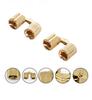 4pcs Coppers Brass Furniture Hinges 8-18mm Cylindrical Hidden Cabinet Concealed Invisible Door Hinges For Hardware Gift Box