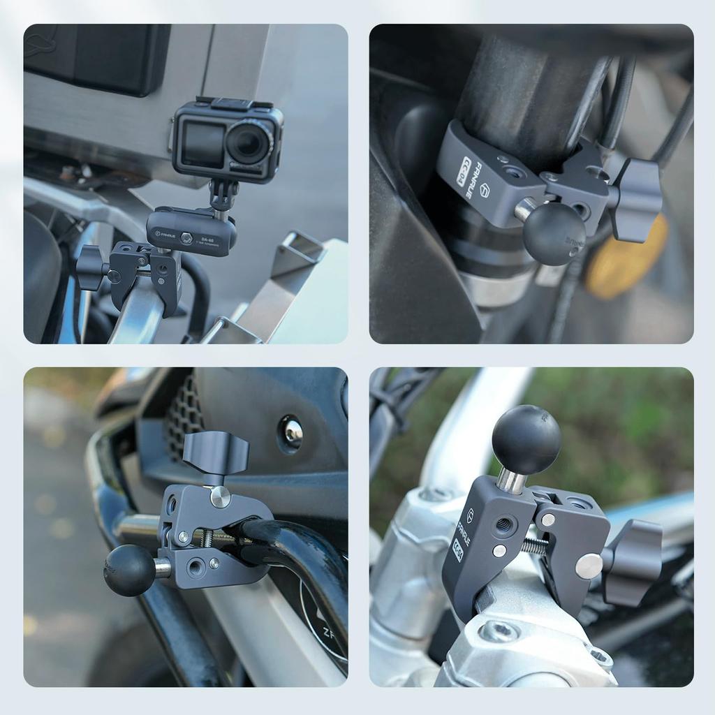 FANAUE Bike Smartphone Holder Accessories Super Clamp 13mm-52mm Mount Aluminum