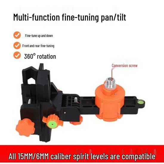 Universal Multi-Functional Pan Head Telescopic Pole with Spirit Level Adjustment