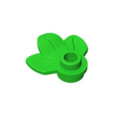 450pcs Bag MOC 32607 Plant Plate Round 1x1 with 3 Leaves Pumpkin Tree DIY Enlighten Building Bricks Compatible Blocks Particles