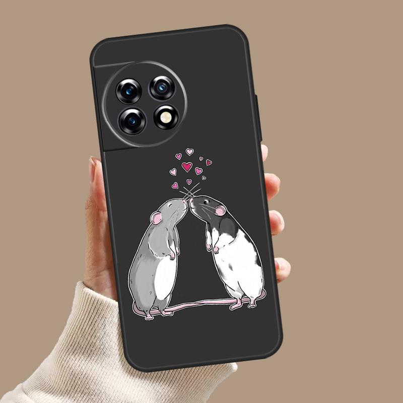 

Милый Мультяшный Животный Крыса Чехол Для OnePlus Nord CE 5 2 3 4 Lite N30 OnePlus 13 11 12 15 13T 13R 10T 12R 9 10 Pro Обложка OnePlus Nord CE4Lite