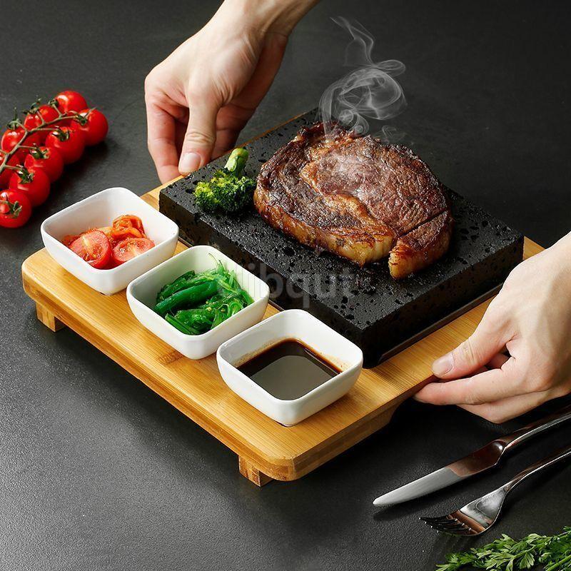 Cooking Stones for Steak Indoor Grill Sizzling Hot Stone Set Lava Steak Stones Hot Stone Cooking Hot Rock Cooking Stone Set