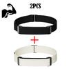 2 Stück Sport-Nylon-Armband für Google Fitbit Air Integriertes Metallrahmen-Armband Verstellbare Schiebeschnalle Weiches atmungsaktives Armband