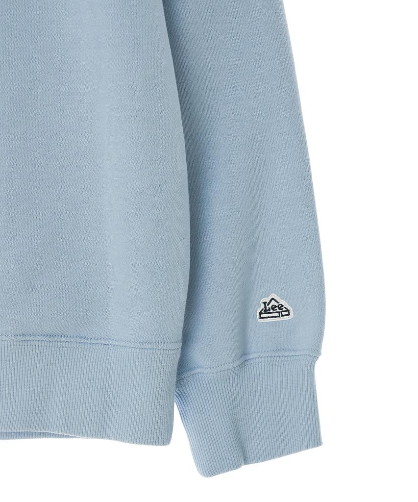 LEE Corduroy Logo Sweatshirt Sky Blue