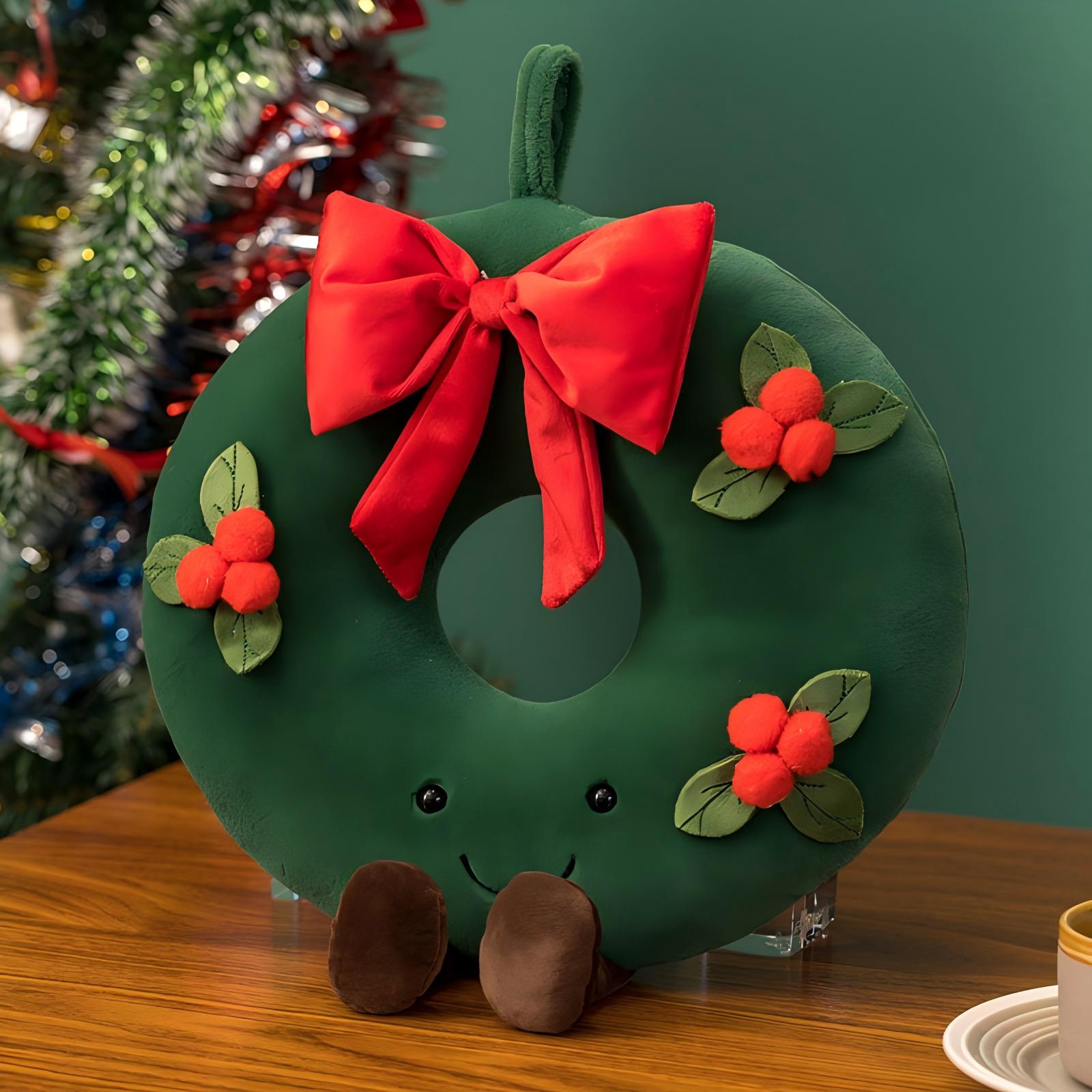 

Gingerbread Man Plush Pillows Stuffed Christmas Shape Pillow for Home Decor Sofa Bed Christmas Party Ginger Decor Pillow,