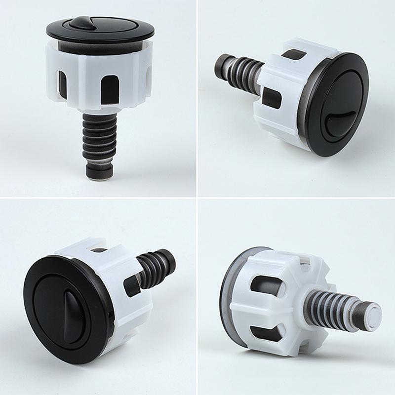 38-49MM Universal Toilet Switch Push Button Dual Flush Water Saving Chrome For Cistern Tank Flush Toilet Seat Water Tank Valve