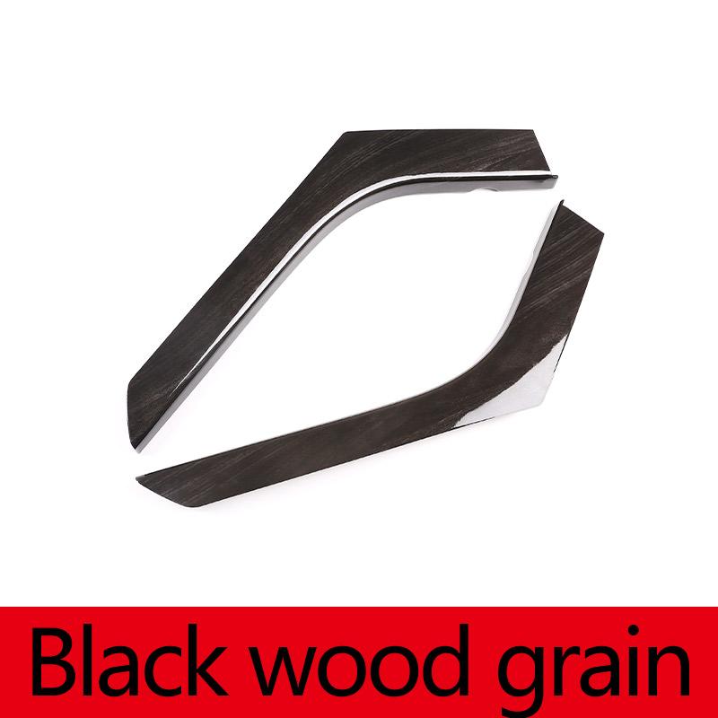 

For Land Rover Range Rover Evoque 2012-2018 ABS Carbon fiber/Silver Car Center Control Side Trim Strip Sticker Car Accessories