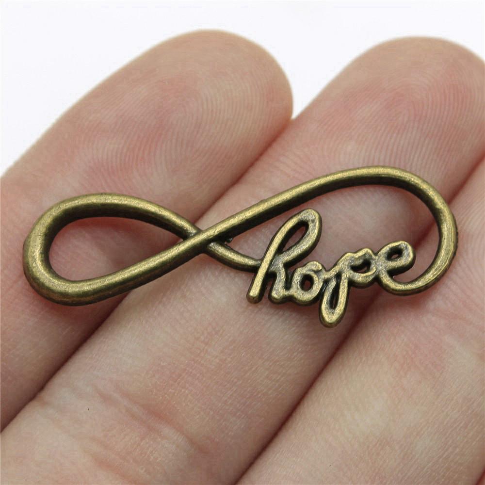 Accessories Parts Infinity Heart Love Connector Minimalist Jewelry Components QA027