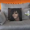 Federa Cuscino Quadrata Stampa Double-Sided Peluche Corto Copricuscino Divano Camera da Letto Comodino T-Tom Kaulitz Bill Kaulitz