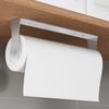 Drill-Free or Screw-In Towel Bar, Wall-Mounted Towel Rack for Bathroom & Kitchen