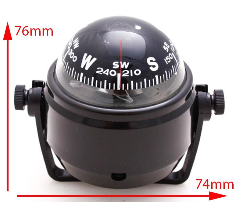 Pivoting Compass Dash Mount Marine Boat Compass Car Compass 2018 чёрный