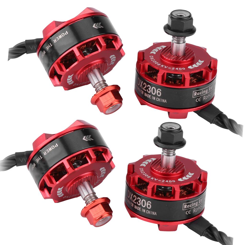 4pcs DX2306 2400KV 24S Brushless Motor for X210 X220 250 FPV Racing Drone