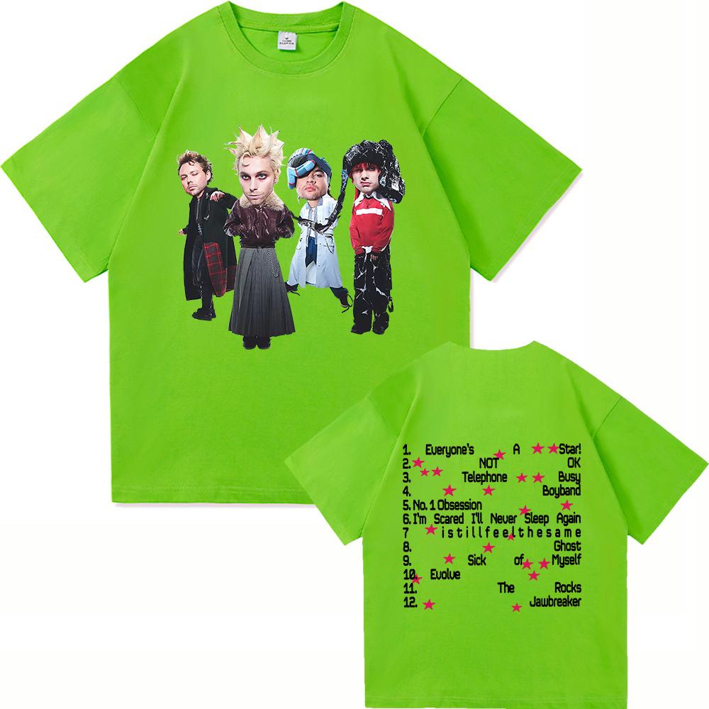 

5 Seconds of Summer Футболка Everyones A Star Мода 2025 Альбом ЧоловікиЖінки Одяг Харадзюку Високоякісні Топи Бавовняні Футболки 2XL