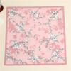 Lady Square Handkerchief Cotton Flower Women Child Print Face Hand Towel Hanky Wedding Christmas Gift