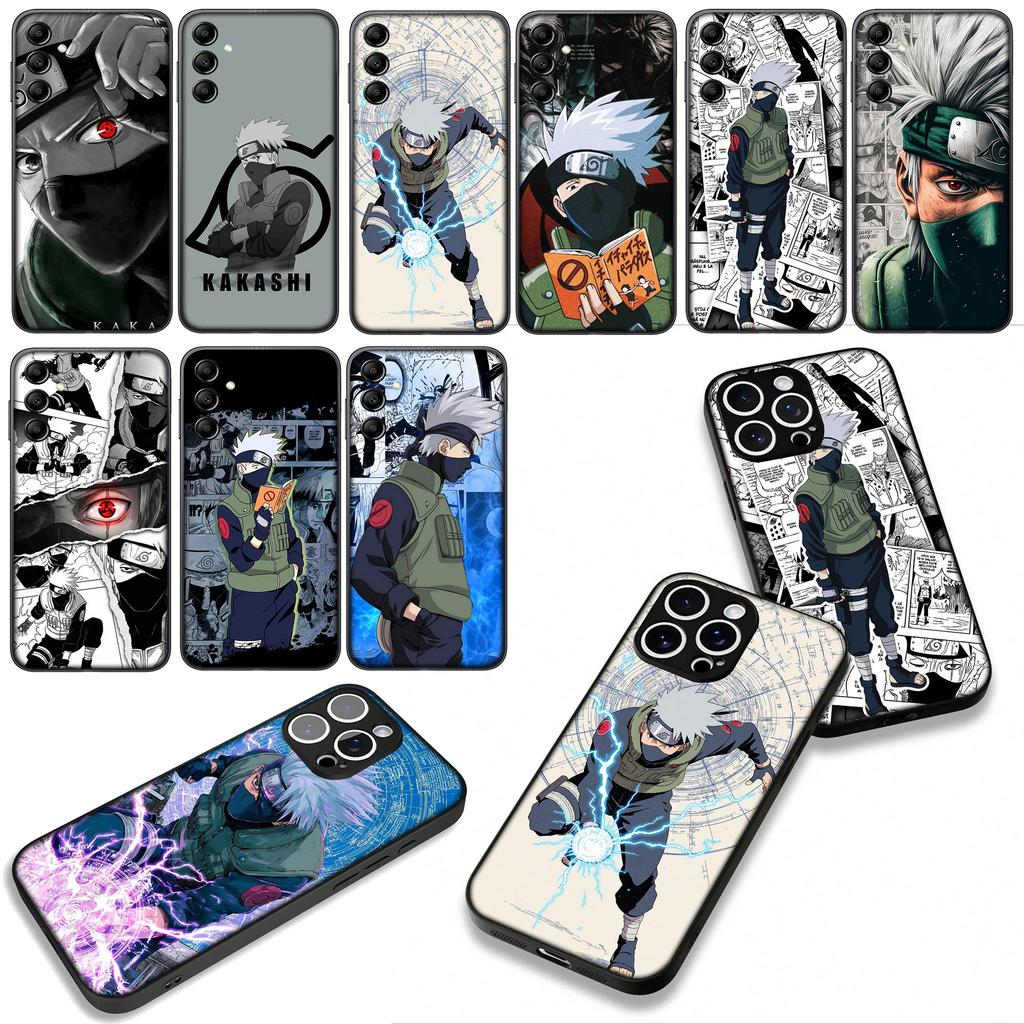 For Samsung Galaxy A25 A37 A57 A12 A14 A41 A50 A51 A70 A71 A72 A21S A04 M15 Note 20 9 8 10 Case Narutos Kakashi Hatake Comics
