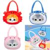 Mofusand Shark Cat Plush Toy Bag Globefish Crab Marine Animal Design Plush Bag
