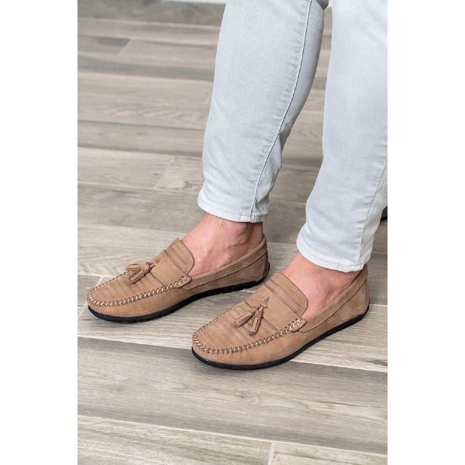 

Чоловіче повсякденне взуття з натуральної шкіри, Лофери, Літнє чоловіче взуття 40