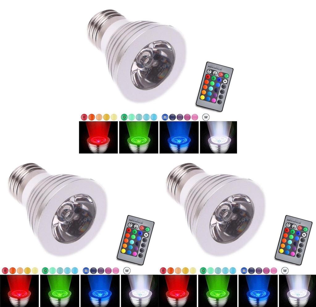 Premium Quality Magic Spot Light Bulb Lamp With 16 Color Led Wireless Remote Control For Any Room