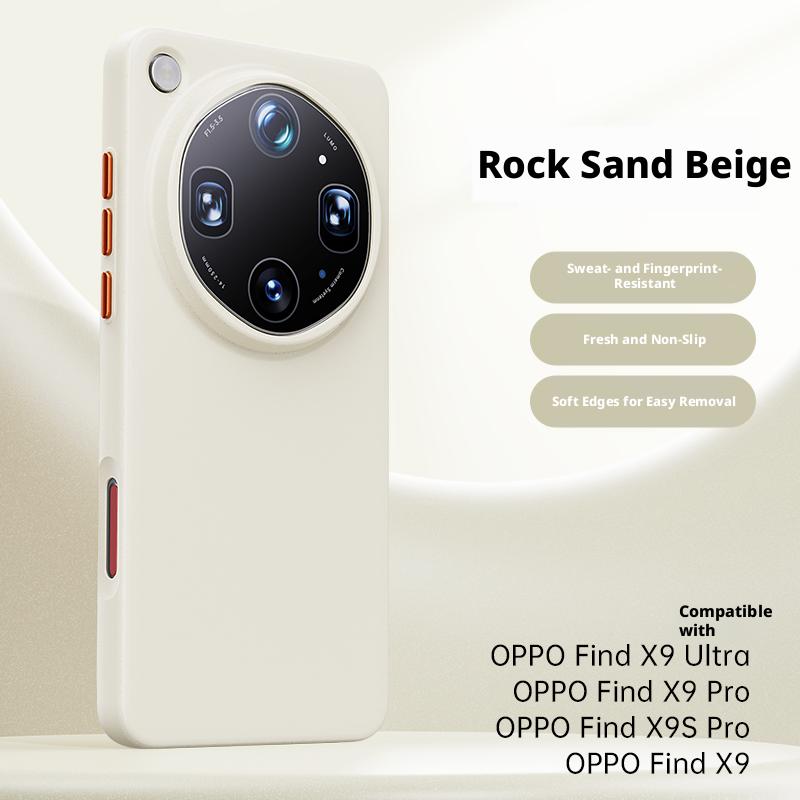 

For Oppo Find X9 & X9 Pro, X9s Pro & X9 Ultra Case Frosted Rock Sand Magnetic Stain-resistant Leather Shockproof Bumper Cover OPPO Find X9s Pro