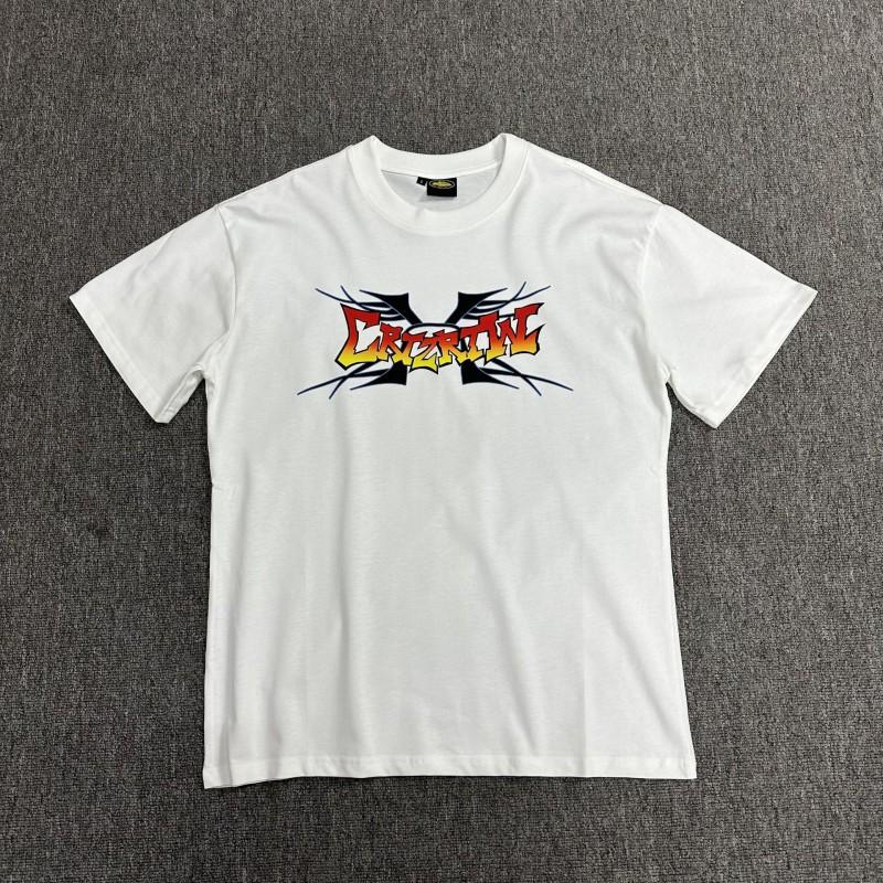 Corteiz Streetwear Baumwoll-T-Shirt Herren Lockerer Schnitt Rundhals Kurzarm Hip Hop Grafik-T-Shirt
