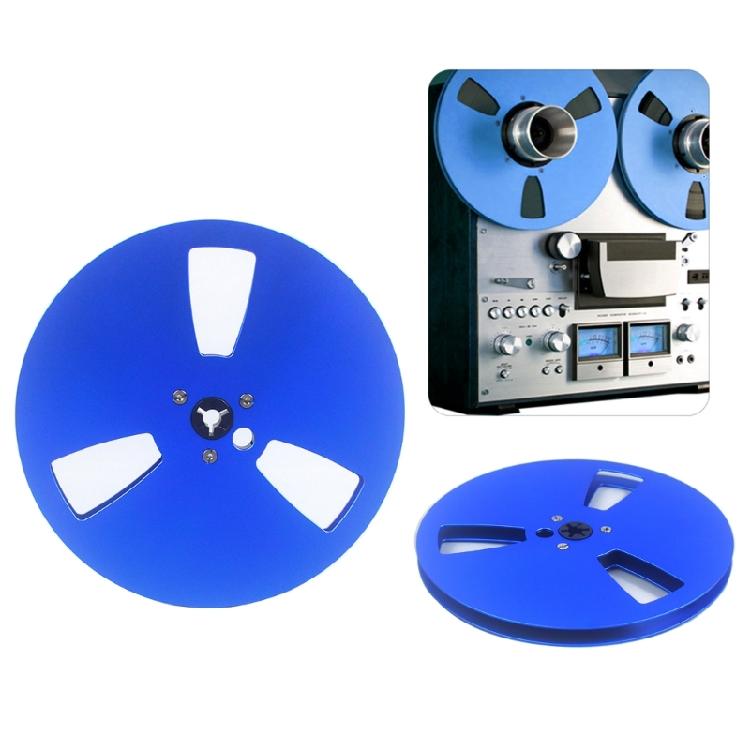 Professional 7" Aluminum Alloy Recording Takeup Reel with 3 Holes for Reel To Reel Tape Recorders