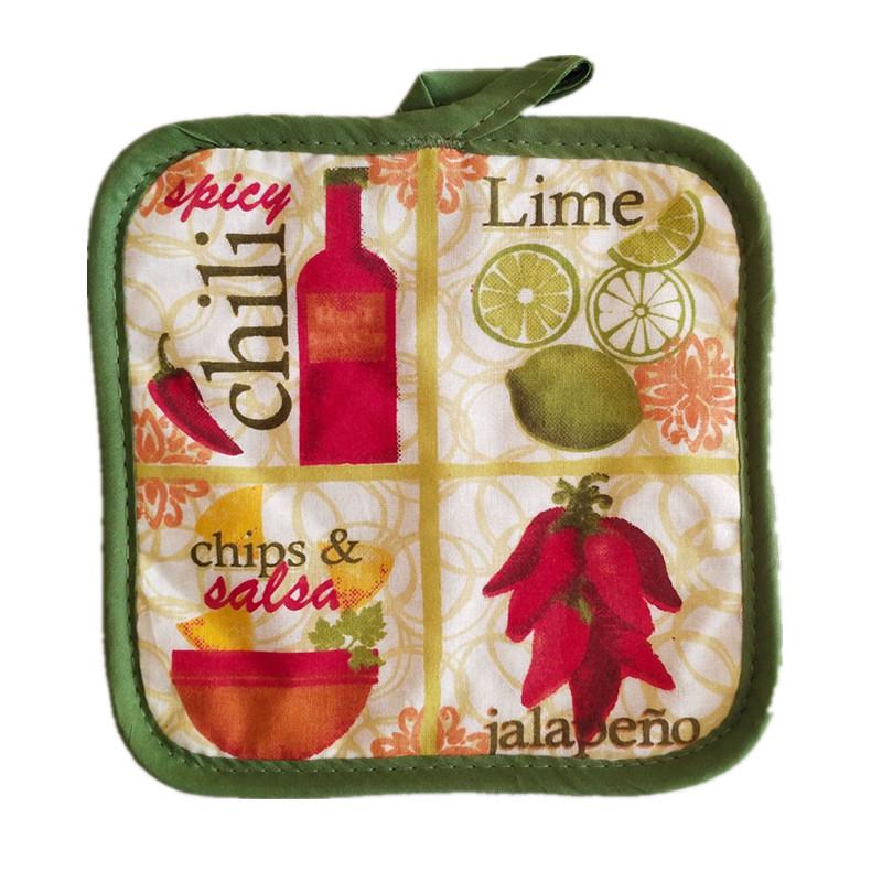 

1 шт. 16x16 см квадратный швейный винтажный напечатанный хлопковый термостойкий коврик-прихватка для кухонного стола подставка под приборы 16x16cm