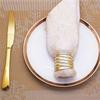 ABWR-Gold Napkin Rings Set Of 30, Hollow Napkin Ring Holder For Wedding Christmas Family Gathering Table Decoration