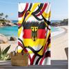 Belgium Football Print Beach Towel Quick Dry Super Absorbent Soft Bath Towel for Swimming Beach Travel Fan Souvenir Gift