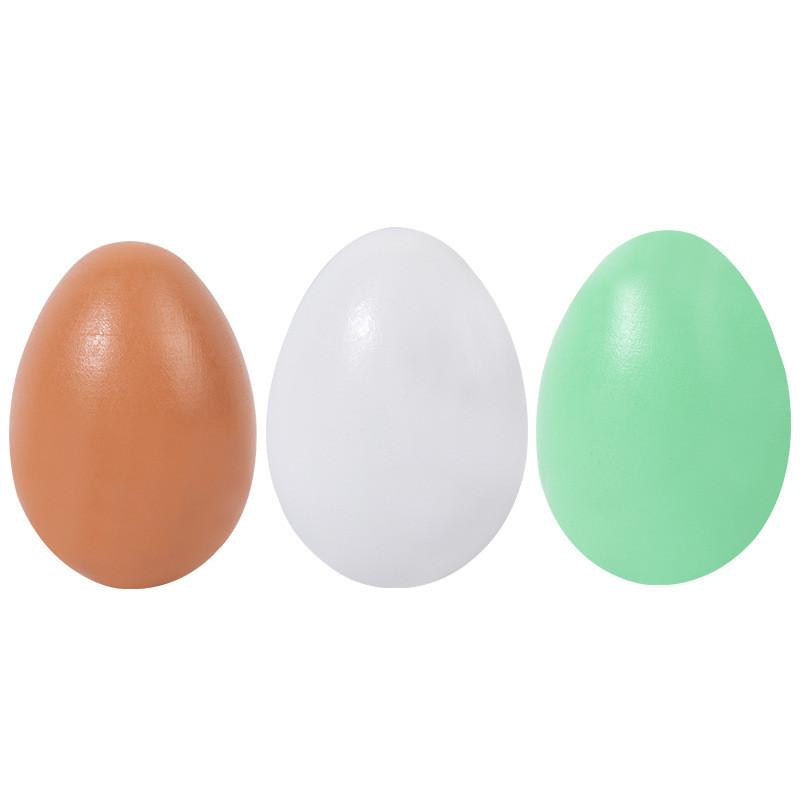 Egg Simulation Wooden Toy Diy Solid Doodle Eggs Decoration Early Education Gift